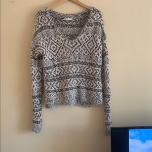 A&F pattered sweater
